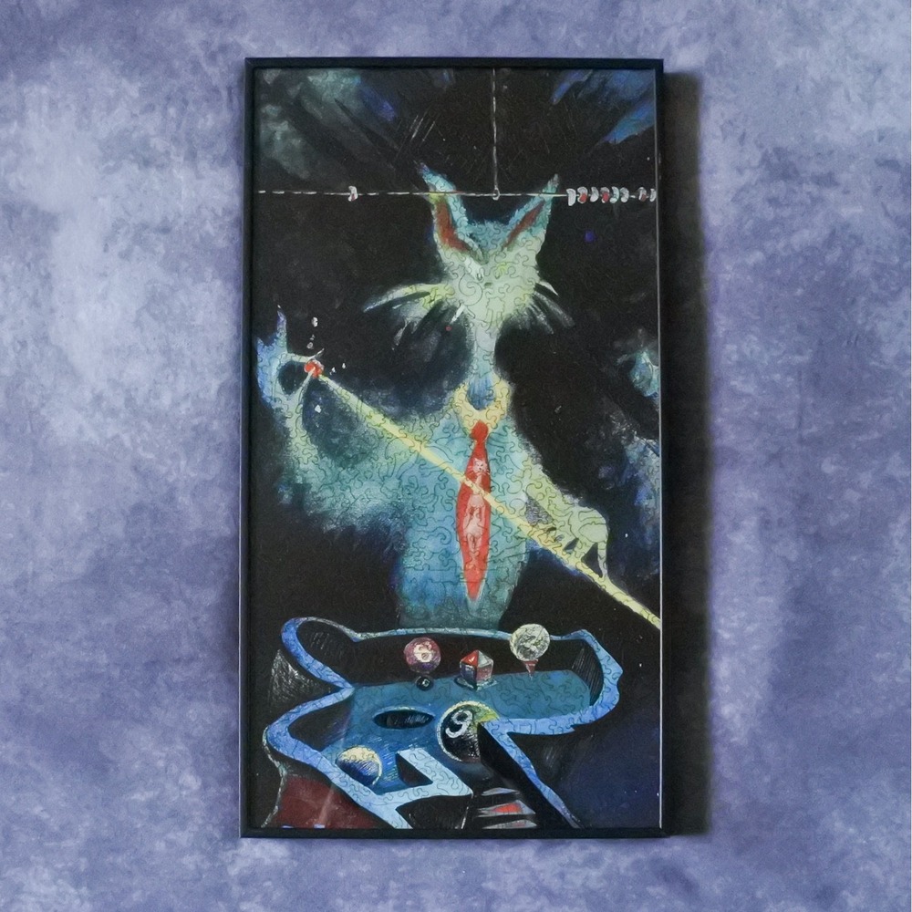 Liberty Puzzles Dr Seuss Art Cat From The Wrong Side Of The Tracks Jigsaw